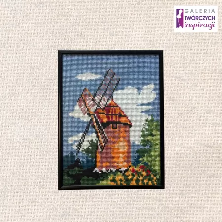 Obraz wiatraki  - 19 x 25 cm